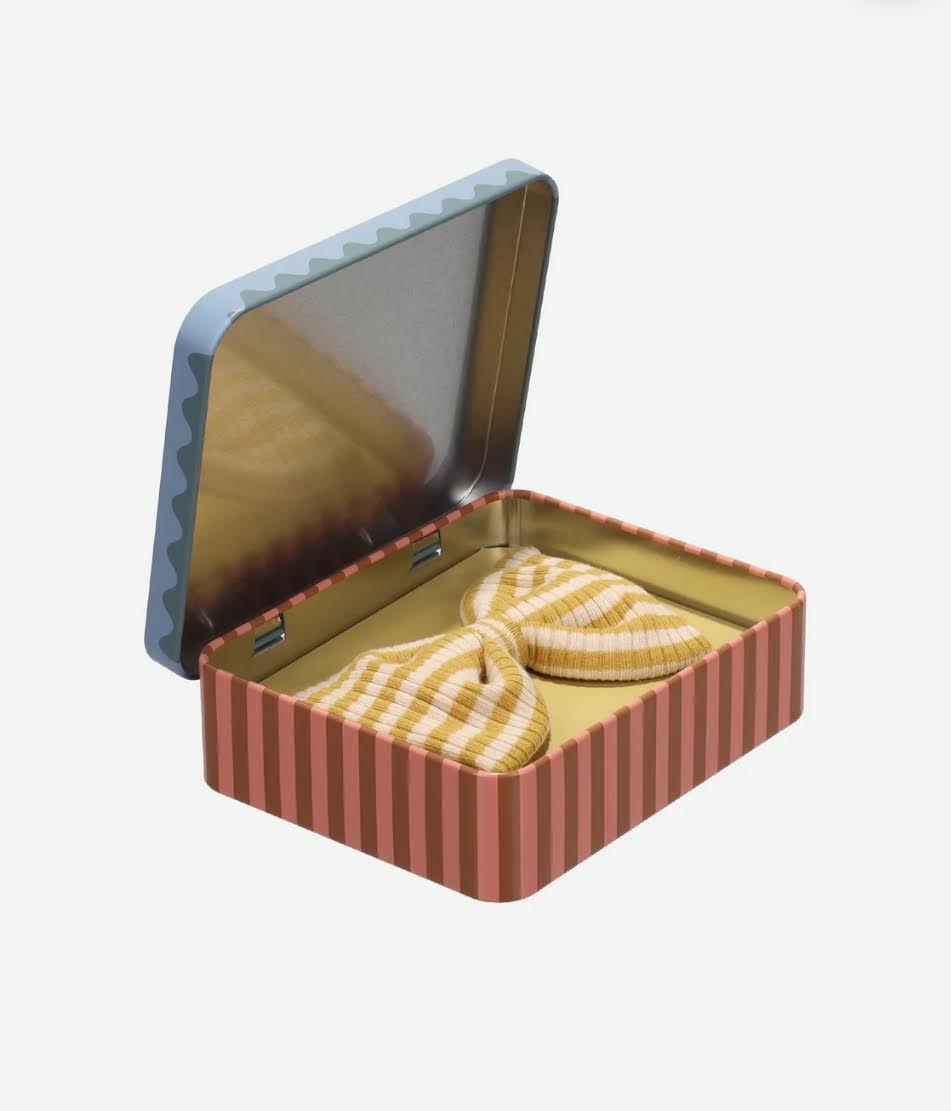 Sticky Lemon Hair Bow- Seaweed Yellow