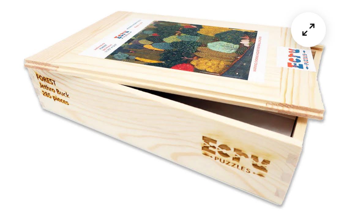 Ecru Puzzles - Jethro Buck Forest Wooden Jigsaw Puzzle