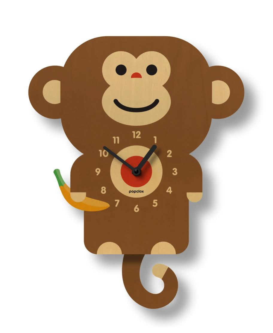 Popclox Monkey Pendulum Clock