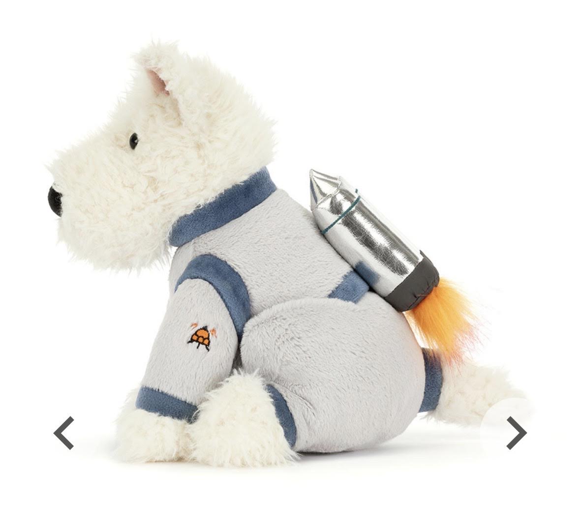 Jellycat Munro Scottie Dog Space Outfit