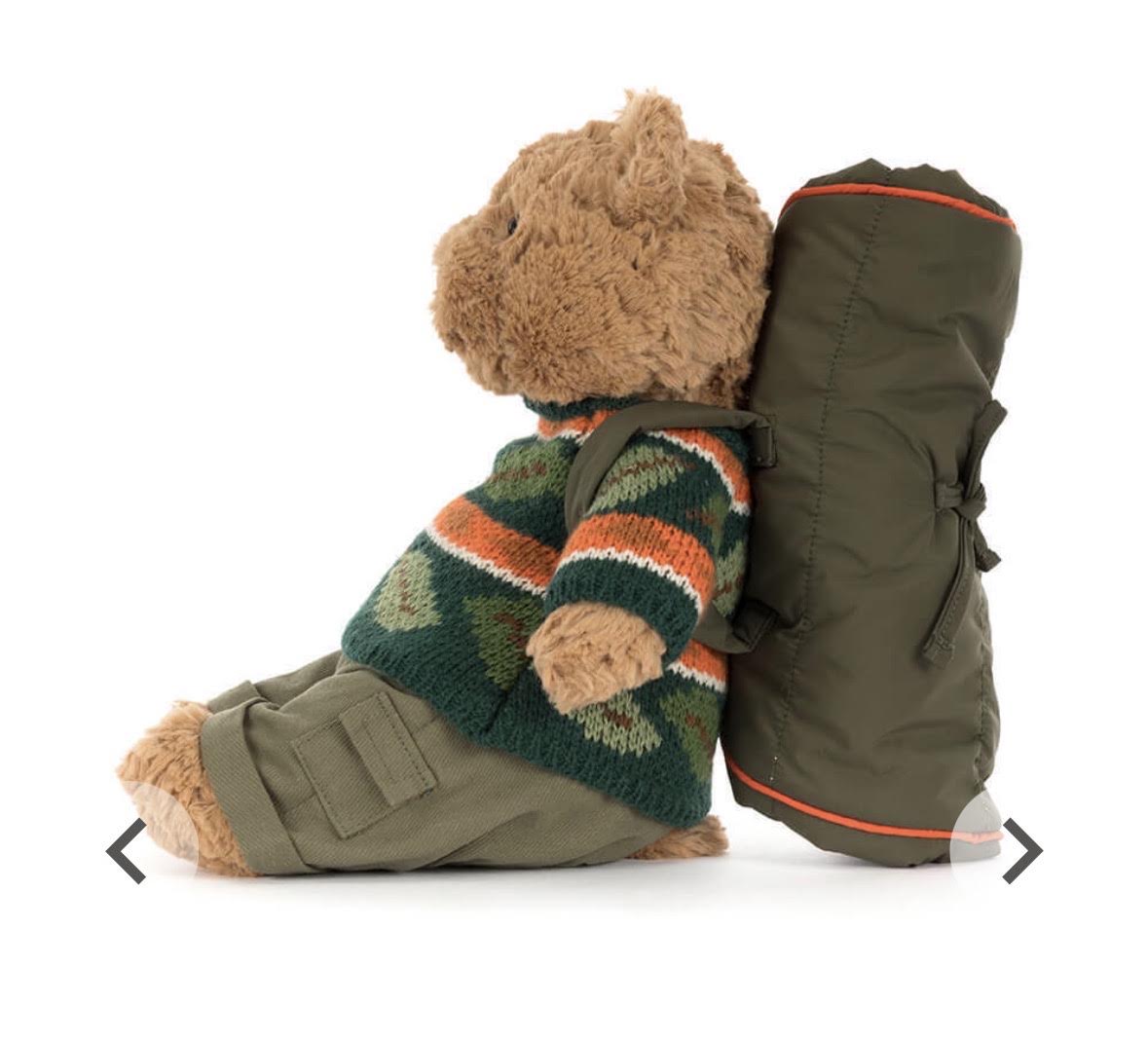 Jellycat Bartholomew Bear Hiking Outfit