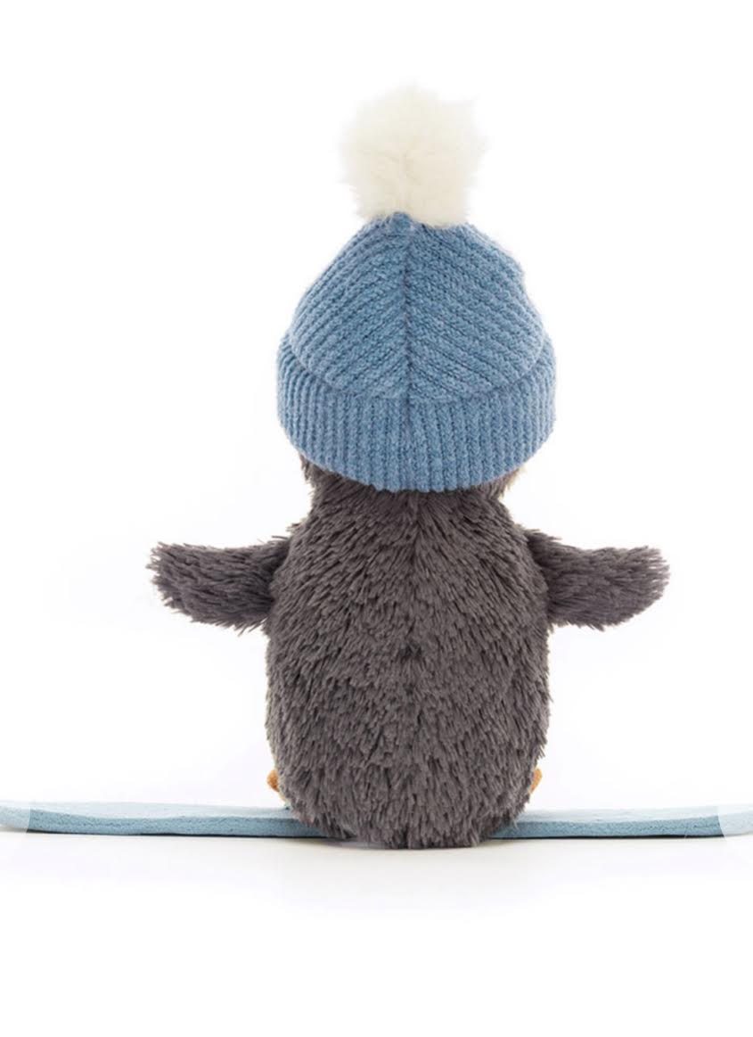 Jellycat Peanut Penguin Snowboarding
