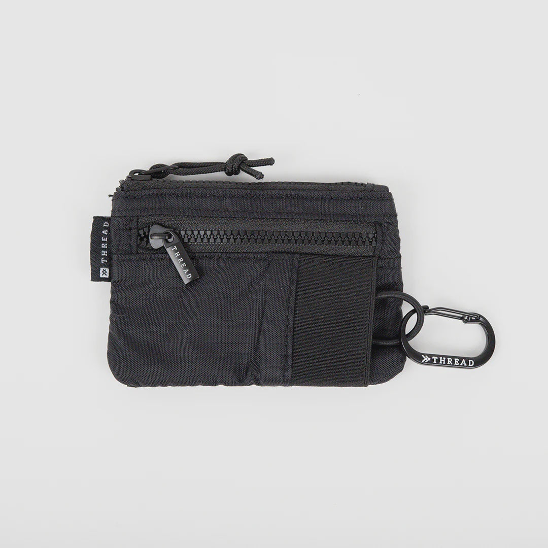 Thread Black Pouch Wallet