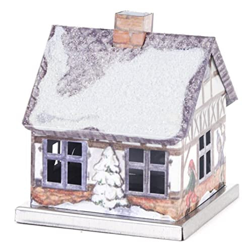 Knox Metal Christmas Winter Incense House