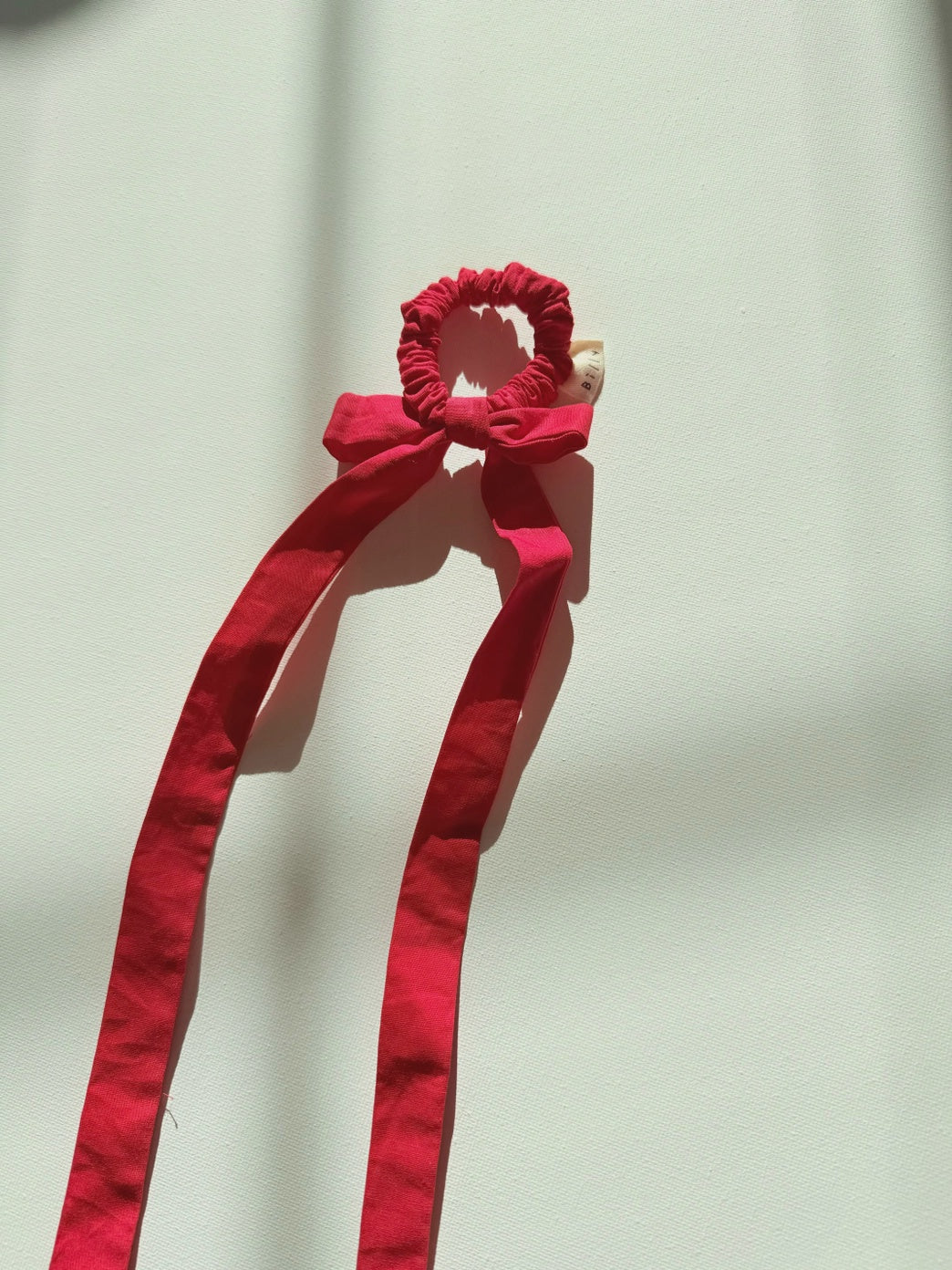 Cotton Poplin Bow Scrunchie