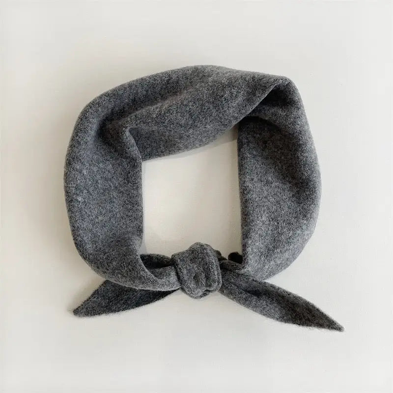 Fuzzy Wool Cravat Scarf- 3 colors