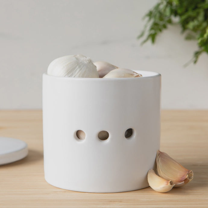 Matte White Garlic Keeper