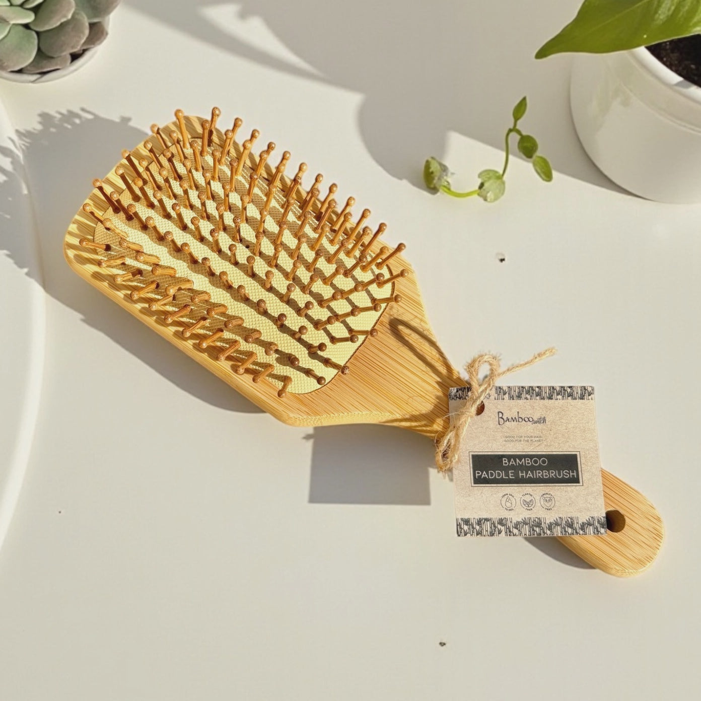 Bamboo Paddle Hairbrush