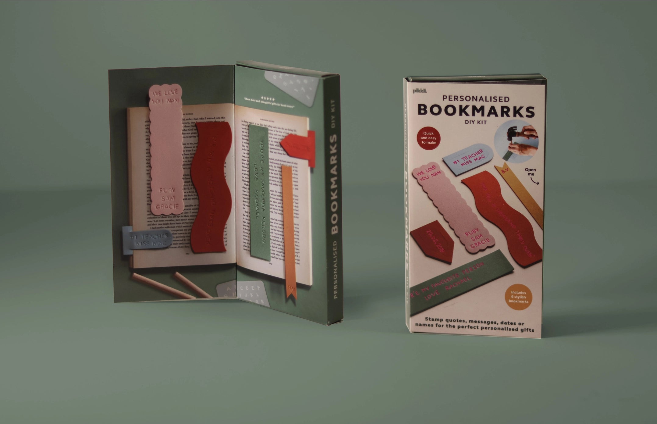 Personalized Bookmarks Diy Kit