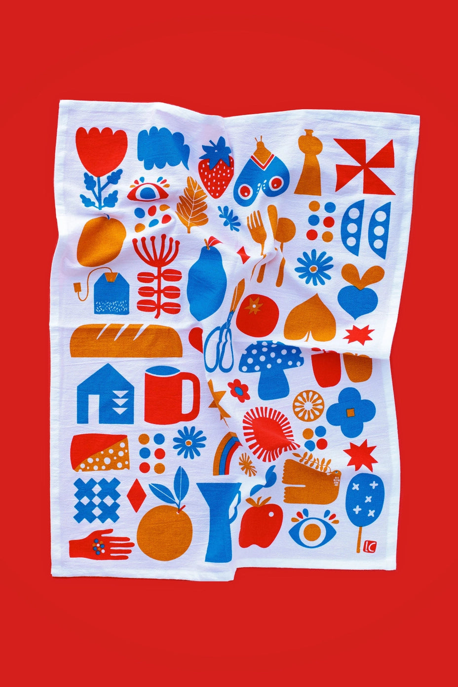 Lisa Congdon Menagerie Cotton Kitchen Towel