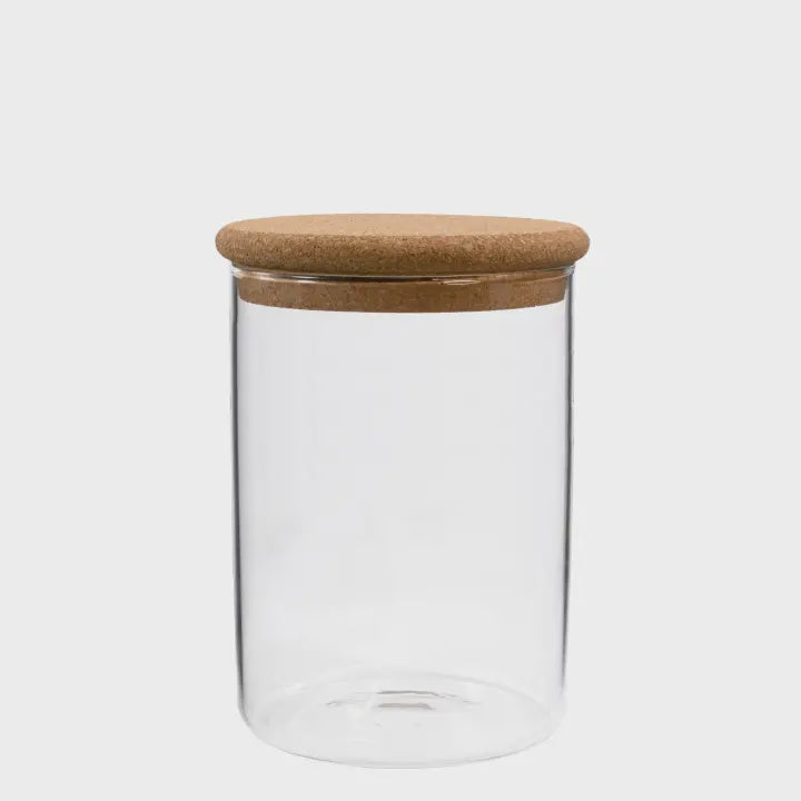 Glass Canister with Cork Top