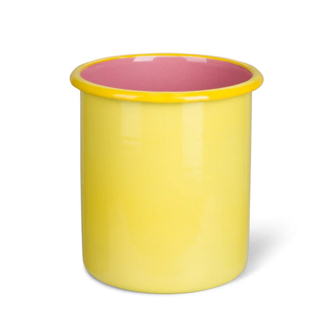 British Colour Standard Utility Enamelware Storage Pot