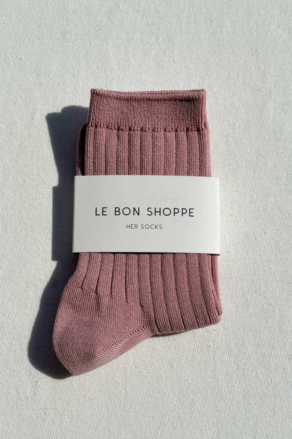 Le Bon Shoppe Her Cotton Ribbed Socks