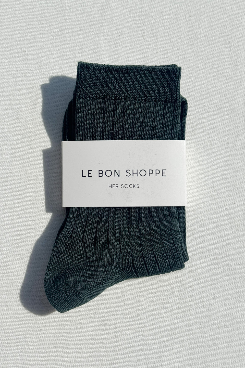 Le Bon Shoppe Her Cotton Ribbed Socks