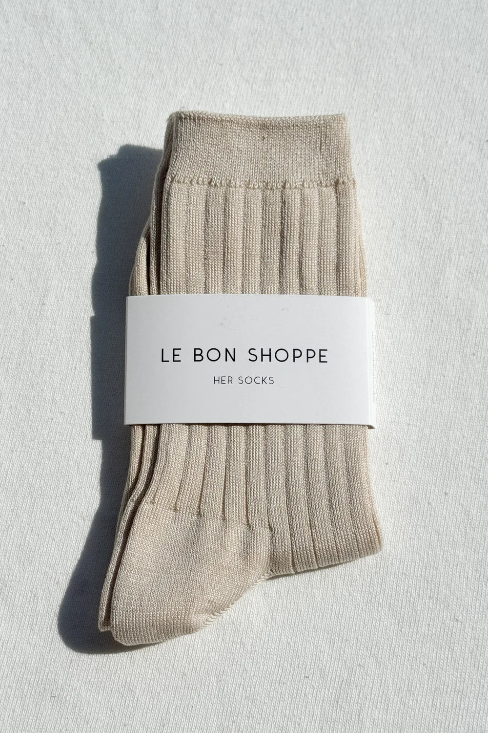 Le Bon Shoppe Her Cotton Ribbed Socks