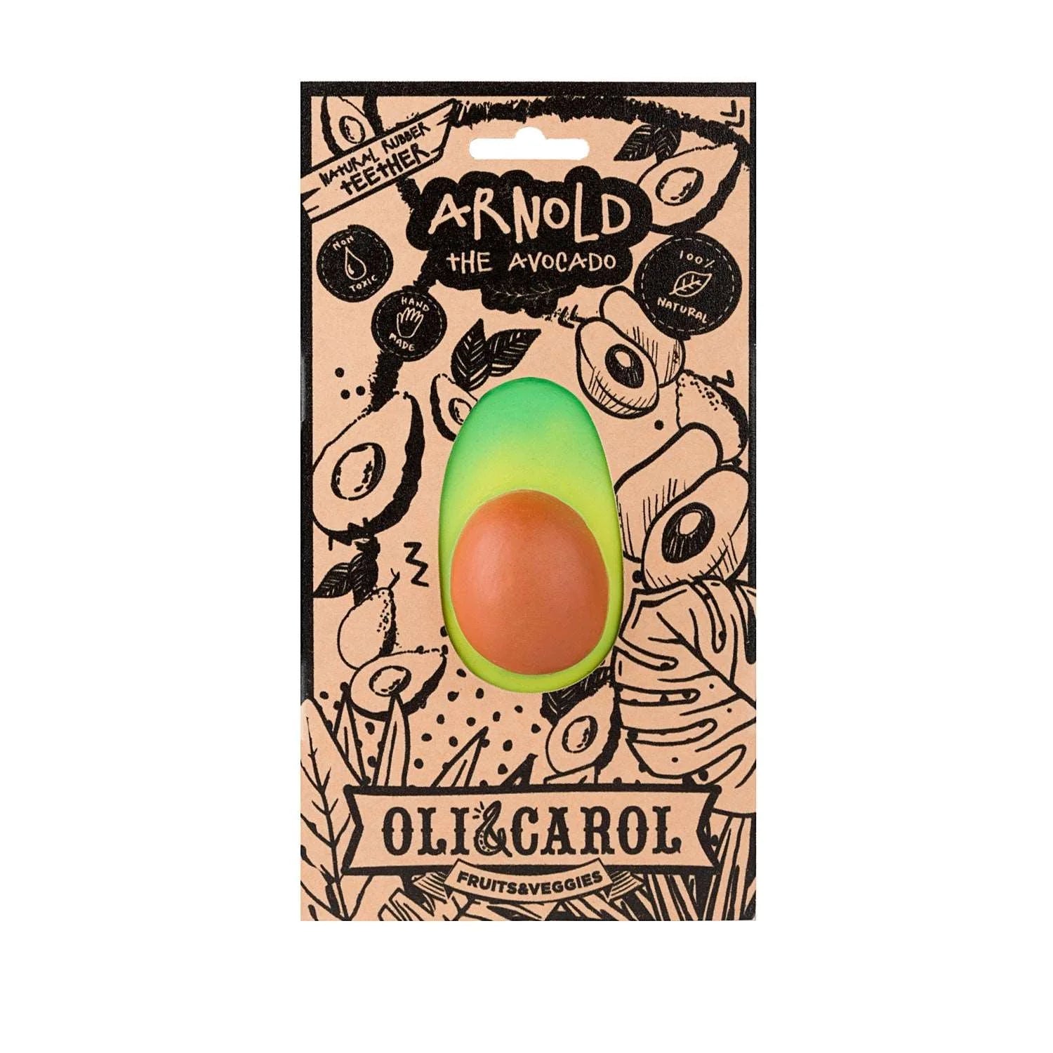 Fruits & Veggies Natural Rubber Teether