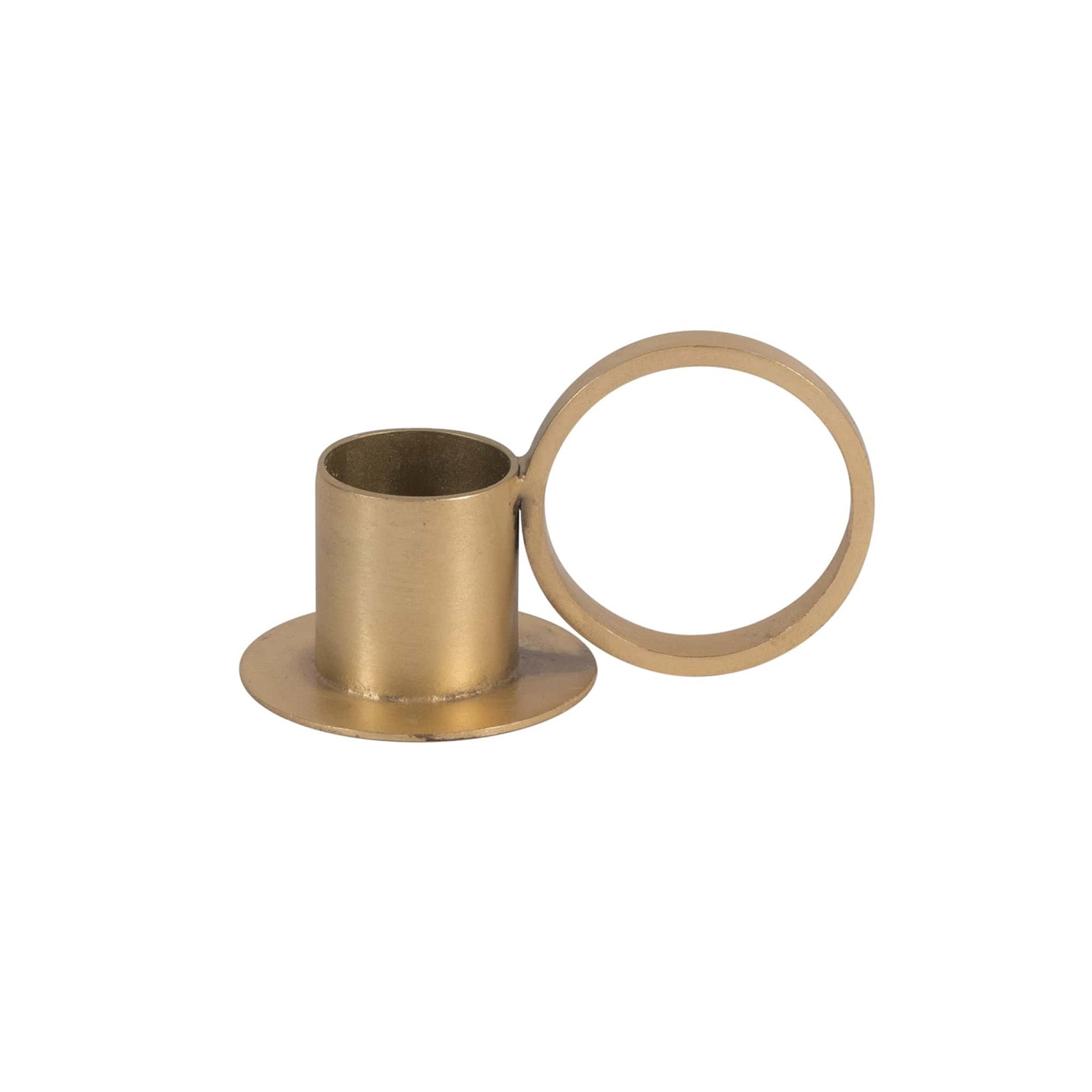 Candle Holder Circle - Gold