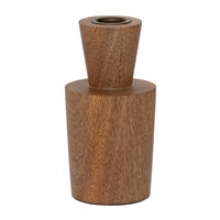 Mango Wood Candle Holder- #1