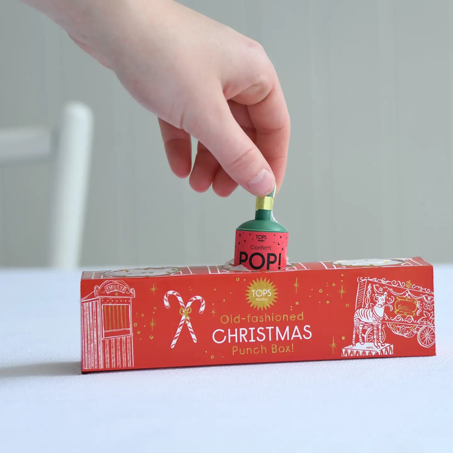 Old Fashioned Punch Box - Christmas