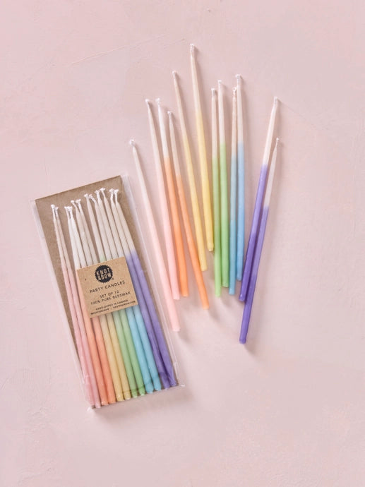 Ombre Beeswax Candles- 6" tall