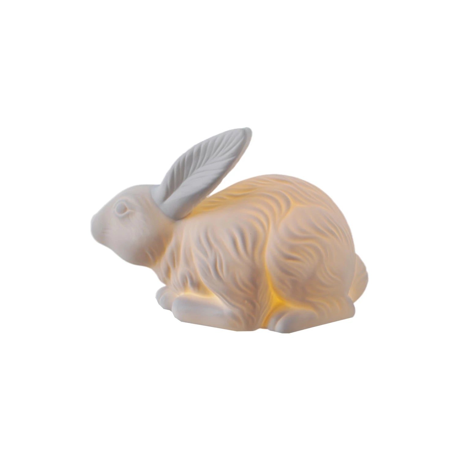 Stoneware Rabbit Lamp with Cord