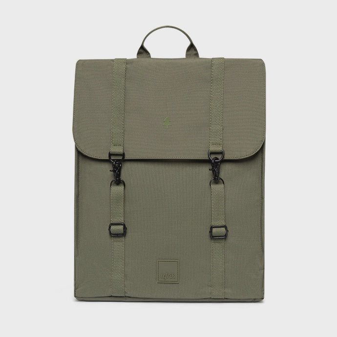 Lefrik Handy Backpack Olive Stripes