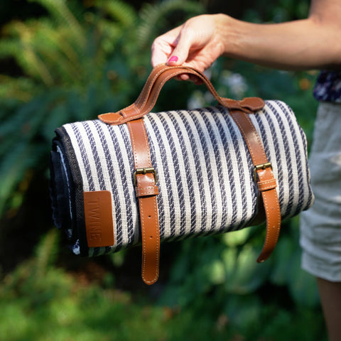 Waterproof Picnic Blanket with Carrying Straps