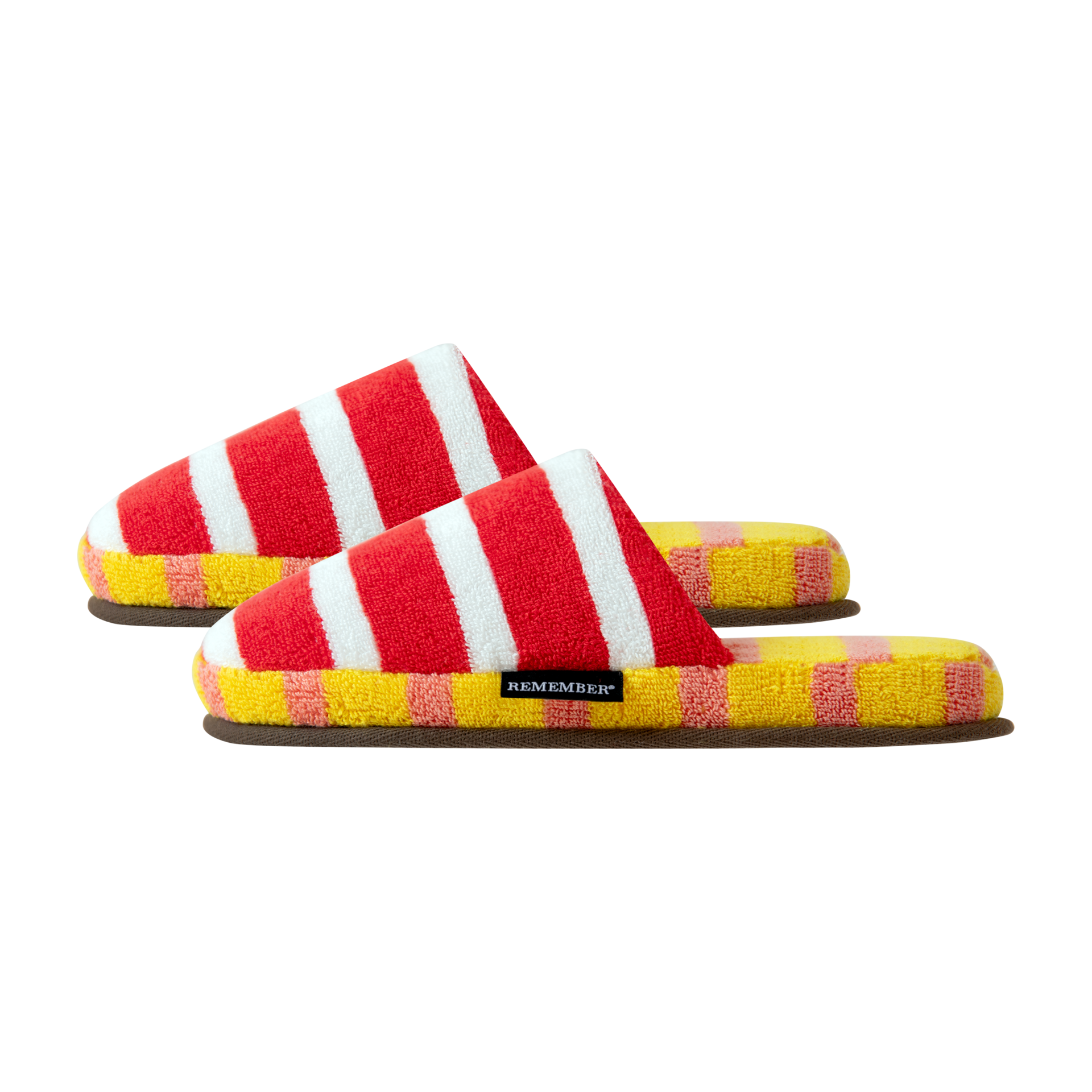 Red Stripe Mello Slipper - Size 40-45 Euro