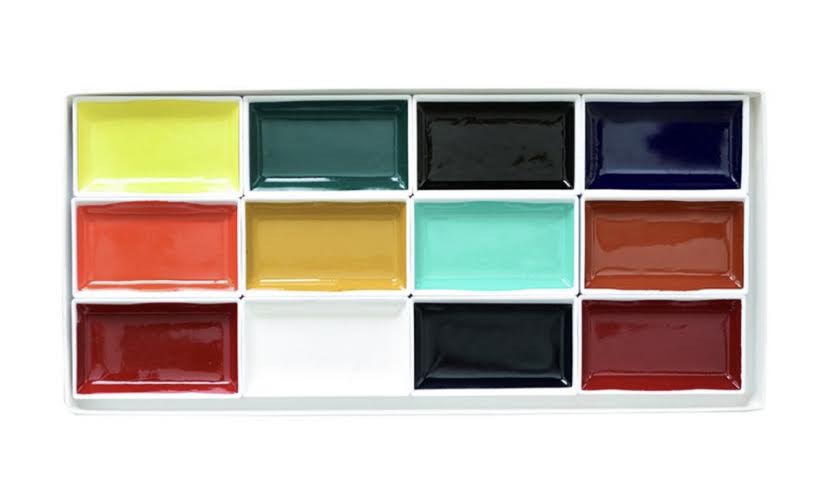 Sumi-e Japanese Traditional Watercolor Set