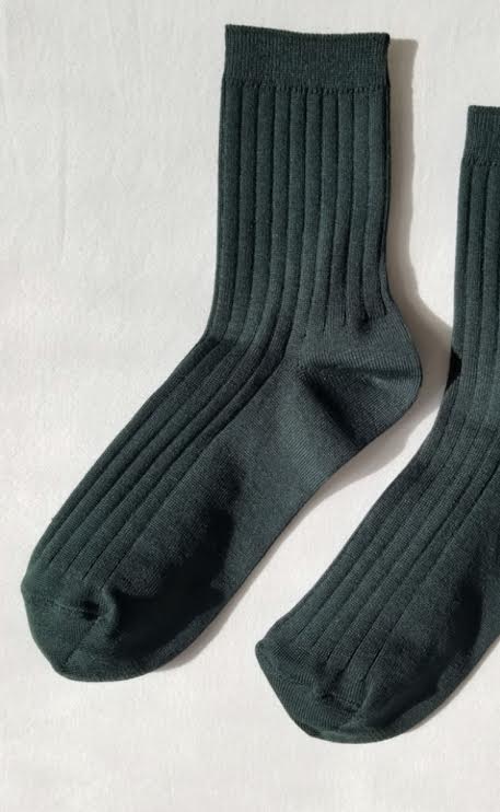 Le Bon Shoppe Her Cotton Ribbed Socks