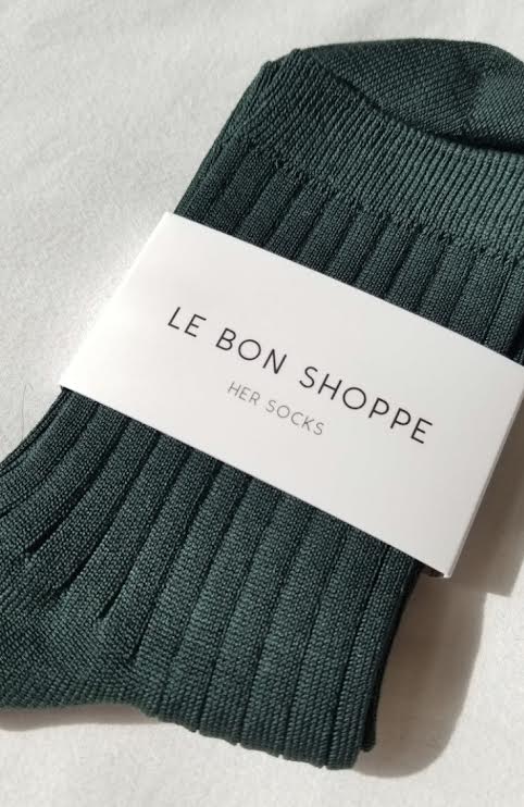Le Bon Shoppe Her Cotton Ribbed Socks
