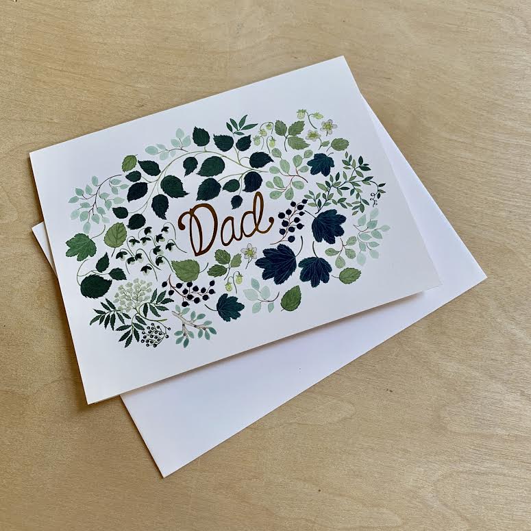 Floral Dad Card