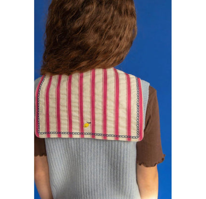 Sticky Lemon Sailor Collar- Coral Pink &amp; Rust