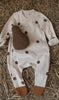 Organic Zoo Undyed Cotton Dots Suit