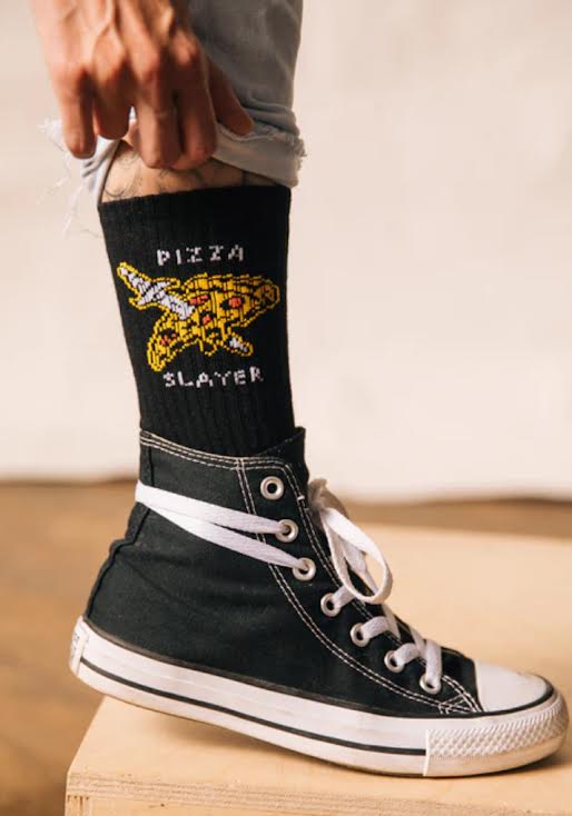 Pizza Slayer Socks