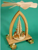 Wood Pyramid with Deer Candle Holder 98 Inch