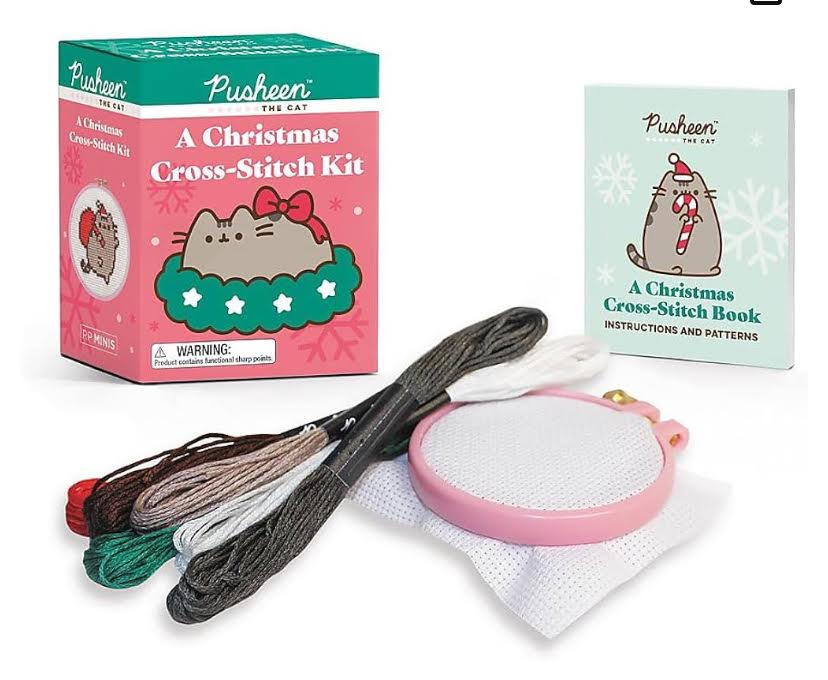 Pusheen: A Christmas Cross Stitch Kit