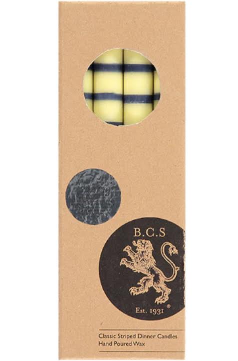 British Colour Standard Pack of 4 Candles