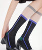 Patchwork Knee High Socks