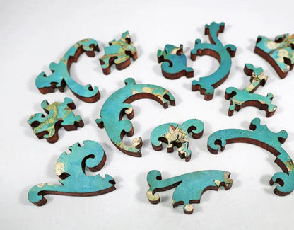 Artifact Ecru Puzzles - Van Gogh Almond Blossoms Wooden Jigsaw Puzzle