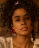 The Sticky Sis Club IL Sole Earrings- Cherry Red