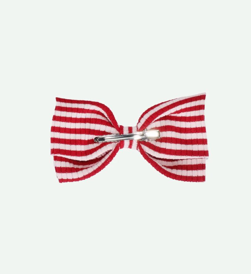 Sticky Lemon Hair Bow- Red