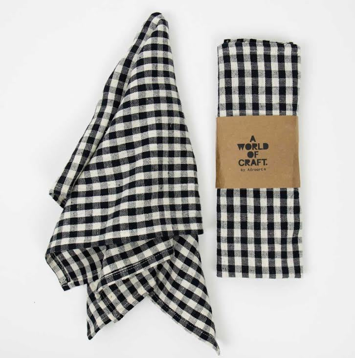 Eco Kitchen Check Napkins