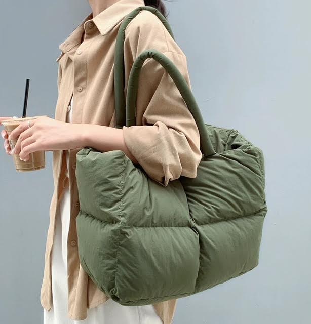Padded Nylon Tote Bag
