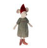 Maileg Christmas Mouse- Medium Girl