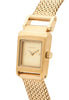 BREDA 'Revel' Gold and Gold and Metal Mesh Bracelet Watch