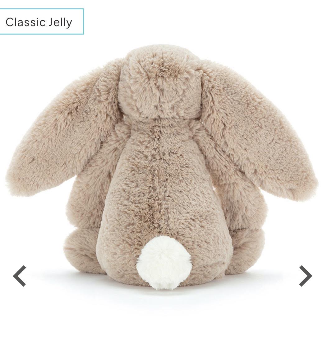 Jellycat Bashful Beige Bunny- Small