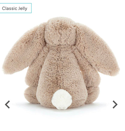 Jellycat Bashful Beige Bunny- Small