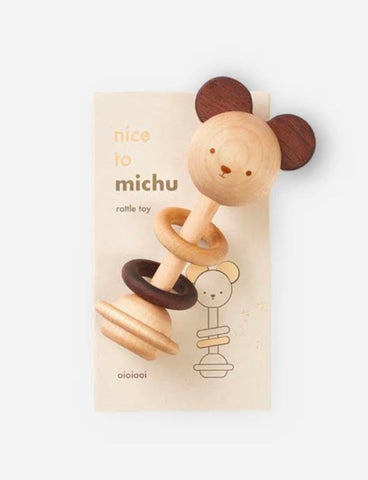 Nice to Michu Baby Rattle
