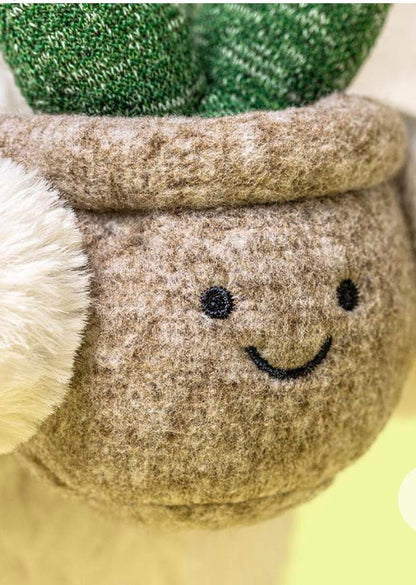 Jellycat Cream Bunny with Plant